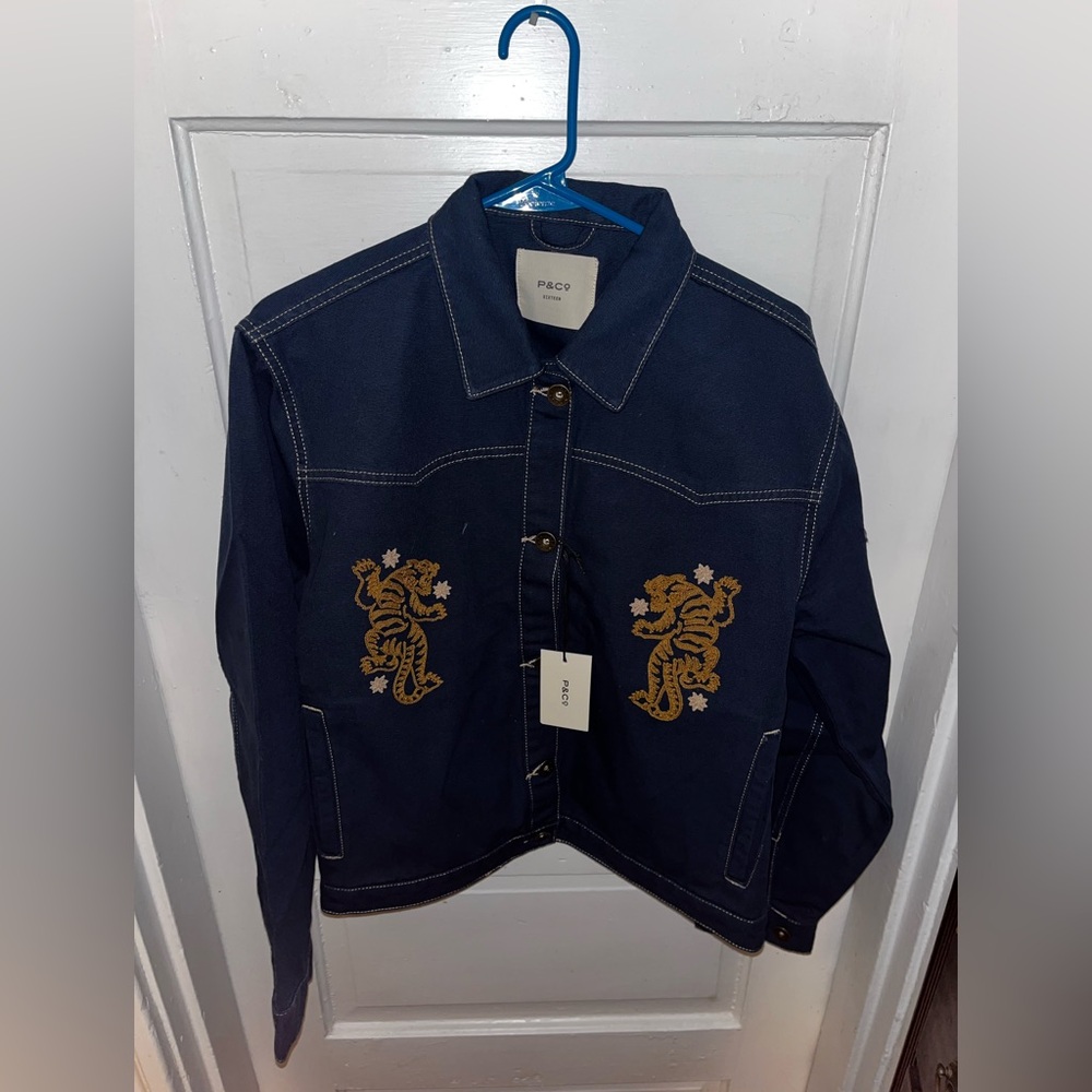 Shangri La Shop Jacket - Navy - Picture 1 of 6